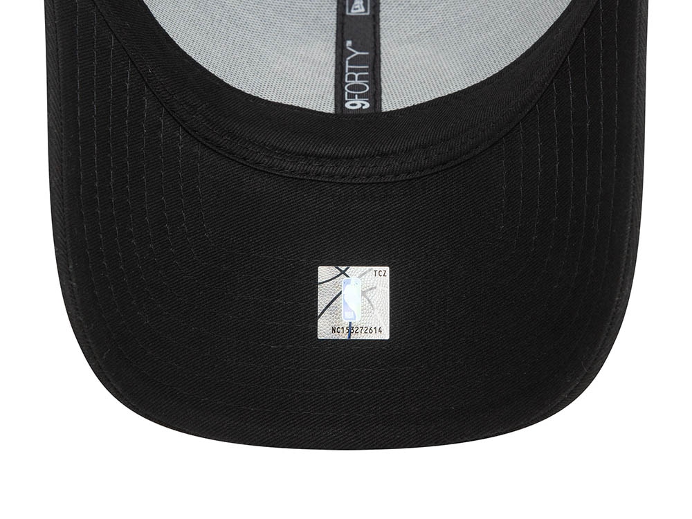New Era Boston Celtics Black Metallic 9Forty Strapback Hat