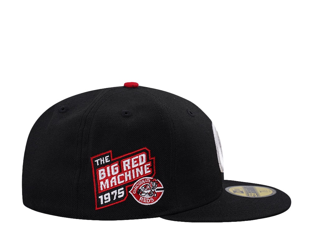 New Era Cincinnati Reds Wool Black Prime Edition 59Fifty Fitted Hat