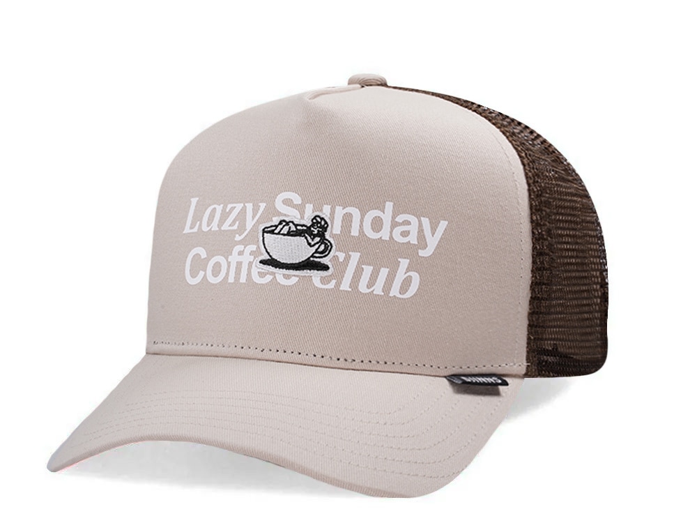 Djinns HFT Guy in a Cup Creme Trucker Snapback Hat
