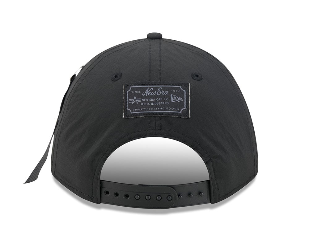 New Era Alpha Industries Detroit Tigers Black Prime Edition 9Forty M Crown A Frame Snapback Hat