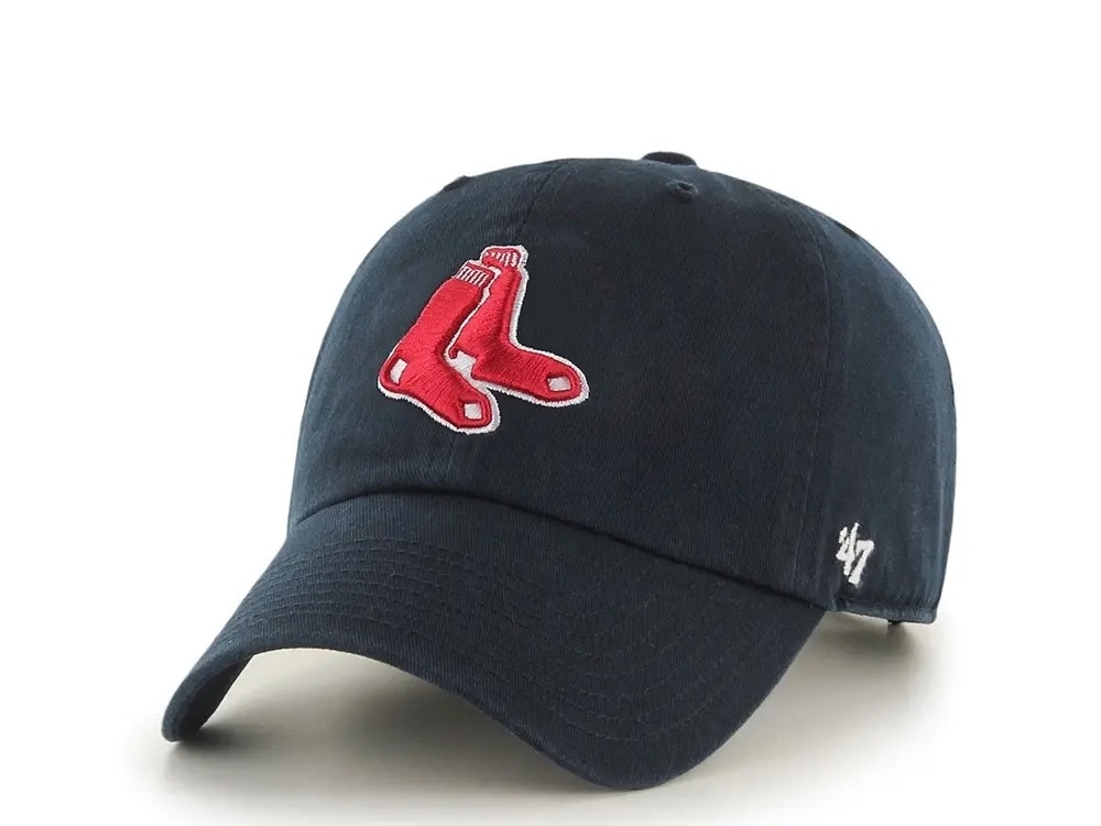 47brand Boston Red Sox Clean Up Strapback Hat