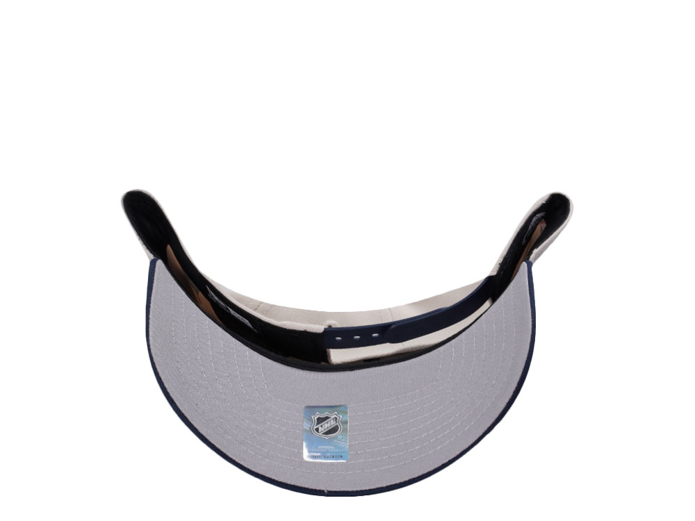 New Era New York Islanders 25th Anniversary Stone Two Tone Edition 9Forty A Frame Snapback Hat