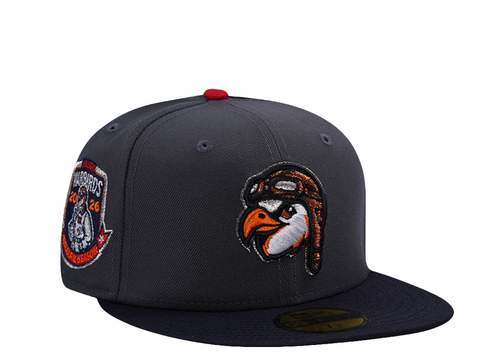 New Era Wilson Warbirds Inaugural Season 2026 Dark Gray Two Tone Edition 59Fifty Fitted Hat
