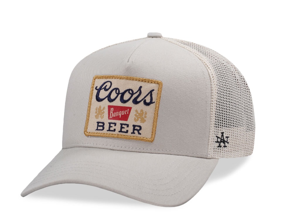 American Needle Coors Beer Stone Valin Edition Trucker Snapback Hat