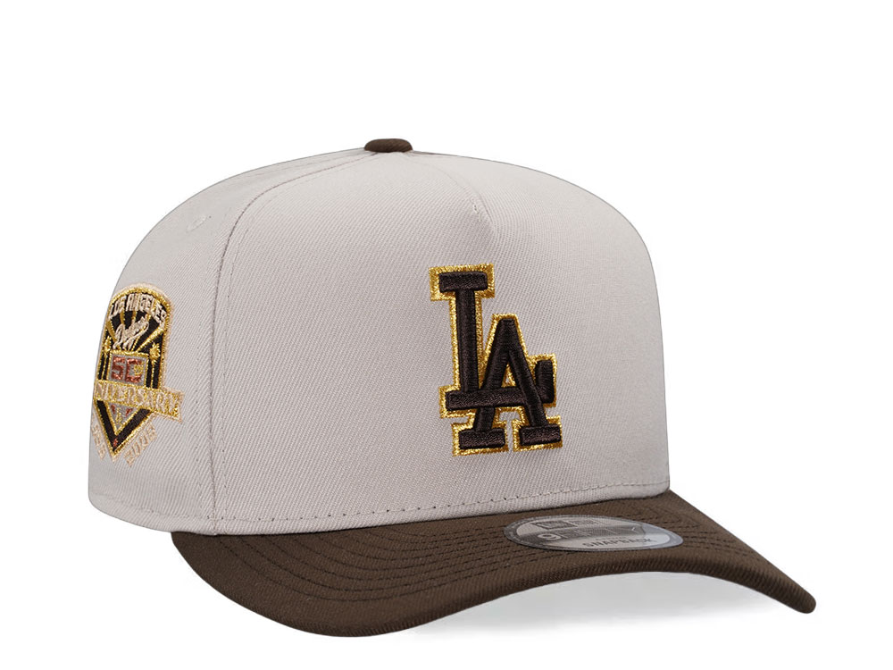 New Era Los Angeles Dodgers 50th Anniversary Two Tone Edition 9Fifty A Frame Snapback Hat