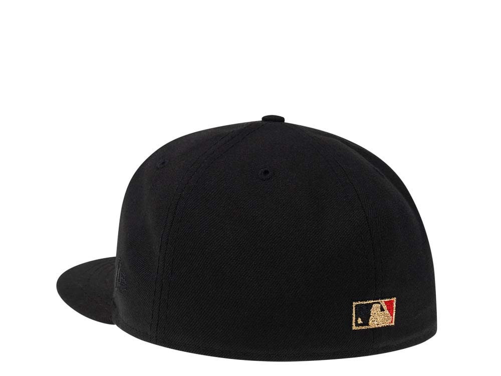 New Era Tampa Bay Rays Inaugural Season 1998 Black Gold Prime Edition 59Fifty Fitted Hat