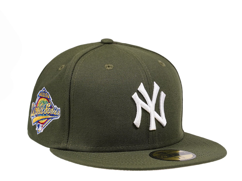 New Era New York Yankees World Series 1996 Rifle Green and Stone Edition 59Fifty Fitted Hat