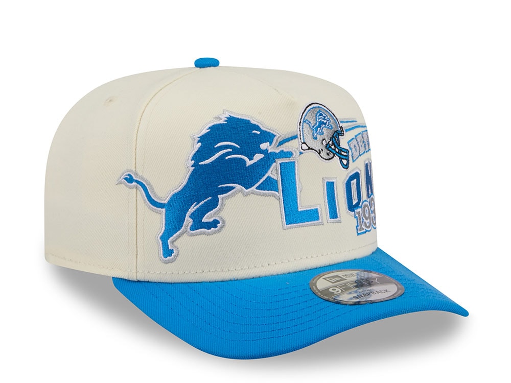New Era Detroit Lions Classic Logo Two Tone Edition 9Fifty A Frame Snapback Hat