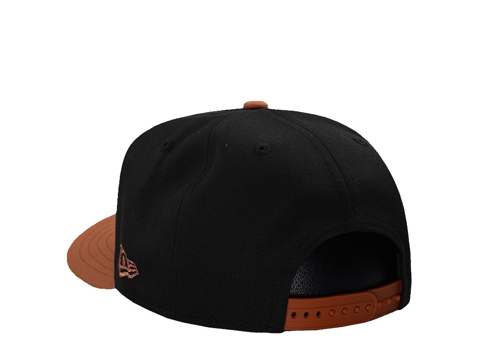 New Era Houston Astros 40th Anniversary Lasso Black Two Tone Edition 9Fifty A Frame Snapback Hat
