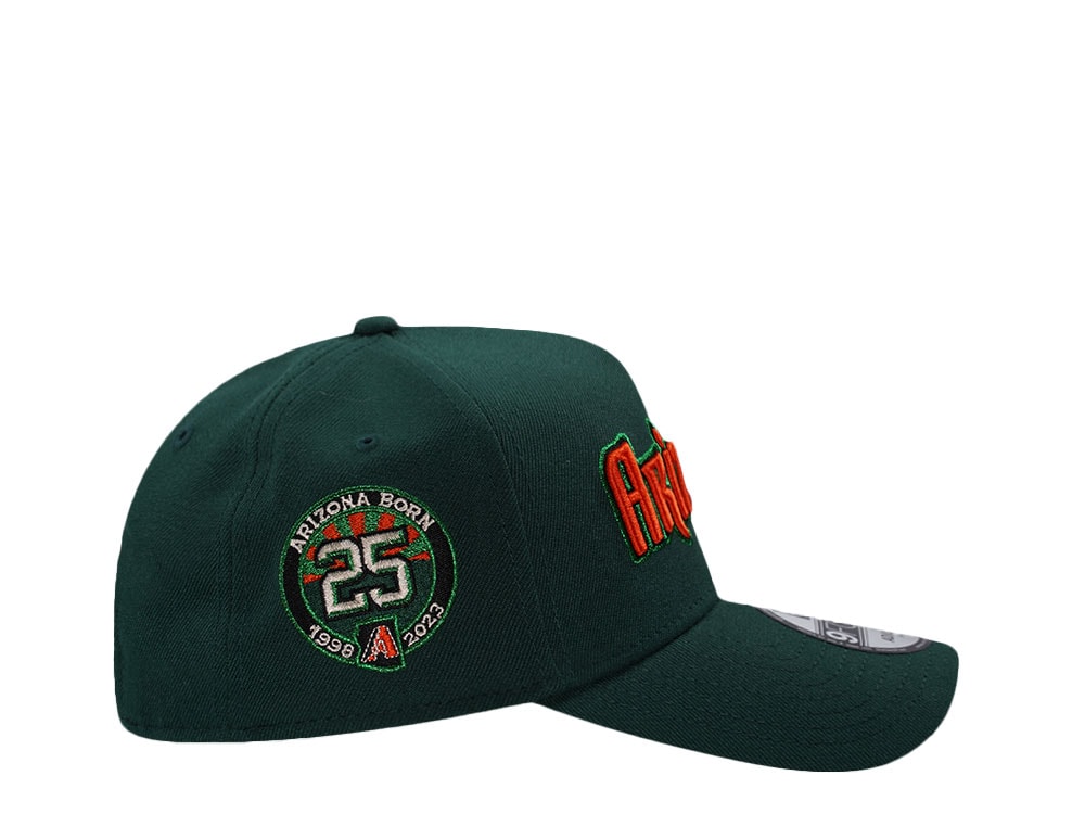 New Era Arizona Diamondbacks 25th Anniversary Green Prime Edition 9Forty A Frame Snapback Hat