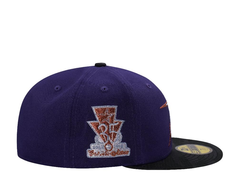 New Era Houston Astros 35th Anniversary Purple Two Tone Edition 59Fifty Fitted Hat