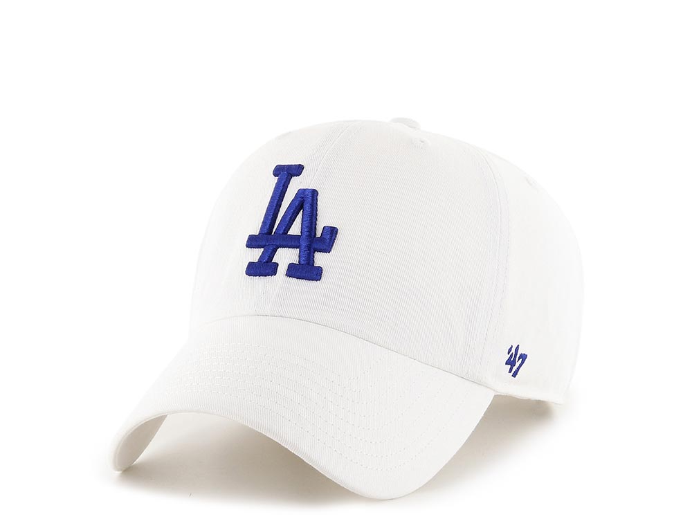 Blue and white la hat sale