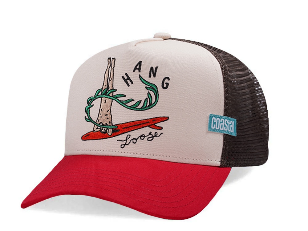 Djinns HFT Hang Loose Creme Coastal Edition Trucker Snapback Hat