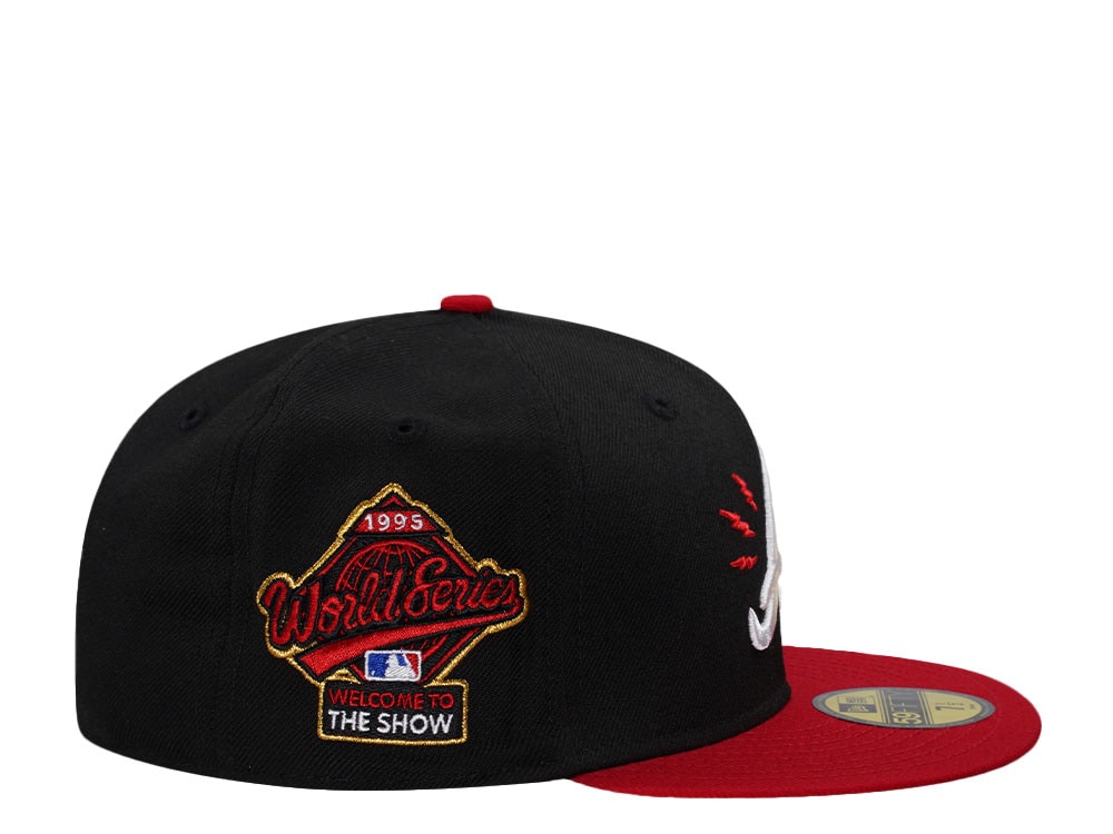 New Era Atlanta Braves World Series 1995 Wool Two Tone Throwback Edition 59Fifty Fitted Hat
