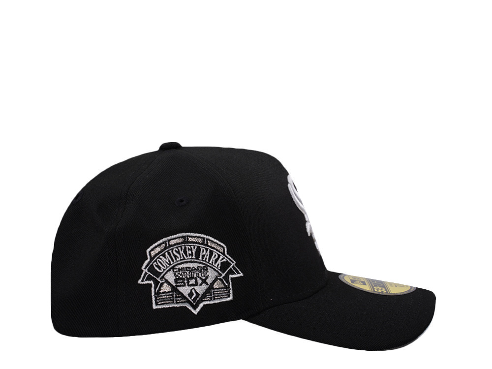 New Era Chicago White Sox Comiskey Park Black Prime Edition 59Forty A Frame Fitted Hat