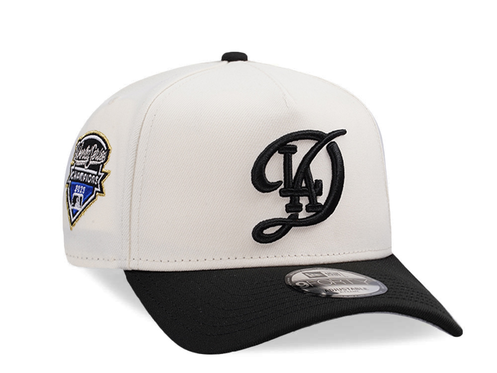 New Era Los Angeles Dodgers World Series Champions Chrome Two Tone Edition 9Forty A Frame Snapback Hat