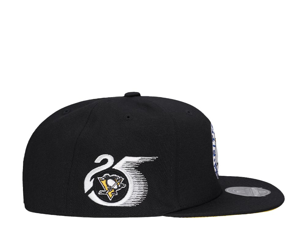 Mitchell & Ness Pittsburgh Penguins 25th Anniversary Vintage Edition Dynasty Fitted Hat