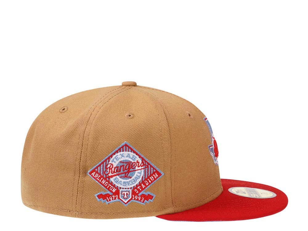 New Era Texas Rangers Arlington Stadium Two Tone Edition 59Fifty Fitted Hat