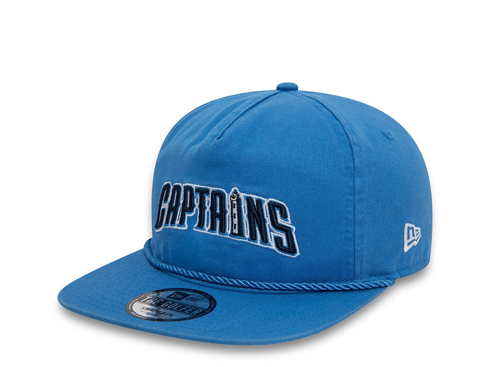 New Era Lake County Captains Blue A Frame Golfer Snapback Hat