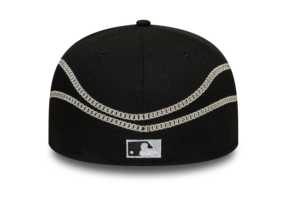 New Era Chicago White Sox Chain Wrap Black Edition 59Fifty Fitted Hat