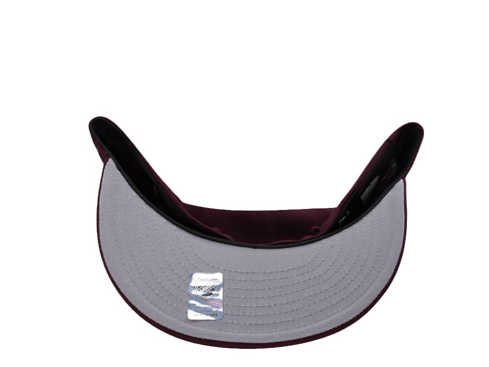 New Era New Jersey Devils 20th Anniversary Maroon Prime Edition 59Fifty Fitted Hat