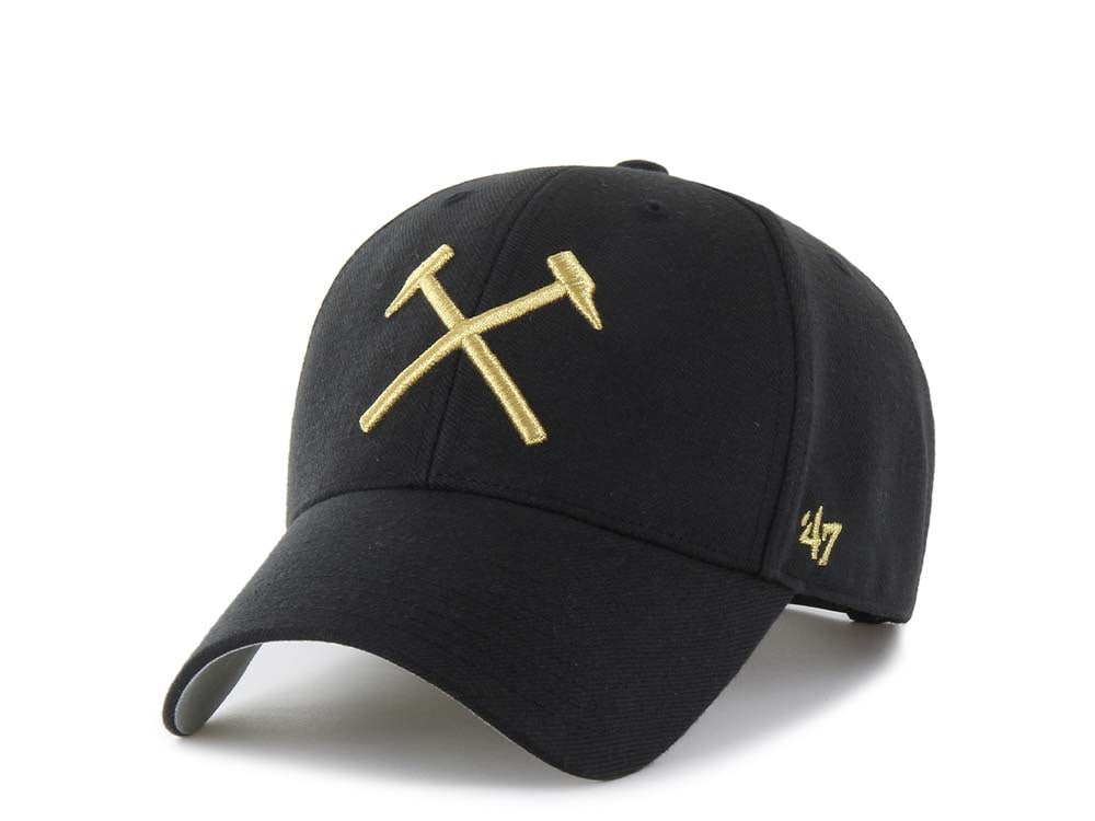 47Brand West Ham UFC Black Metallic MVP Snapback Hat