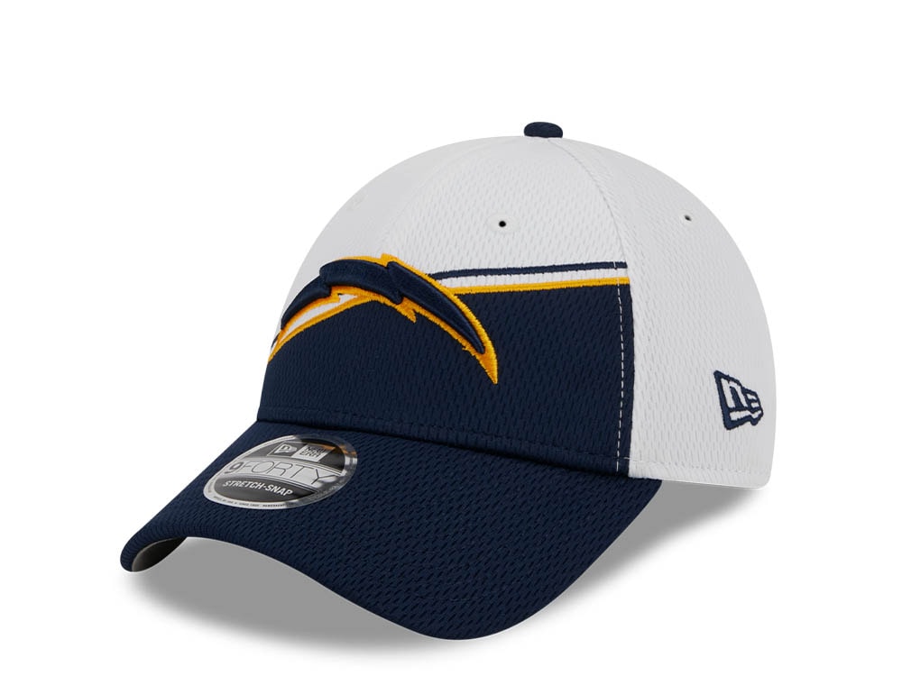 New Era Los Angeles Chargers NFL Sideline 2023 Navy White  9Forty Snapback Hat