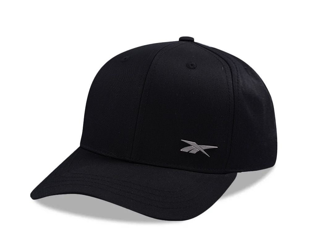 Reebok Mini Logo Black Strapback Hat