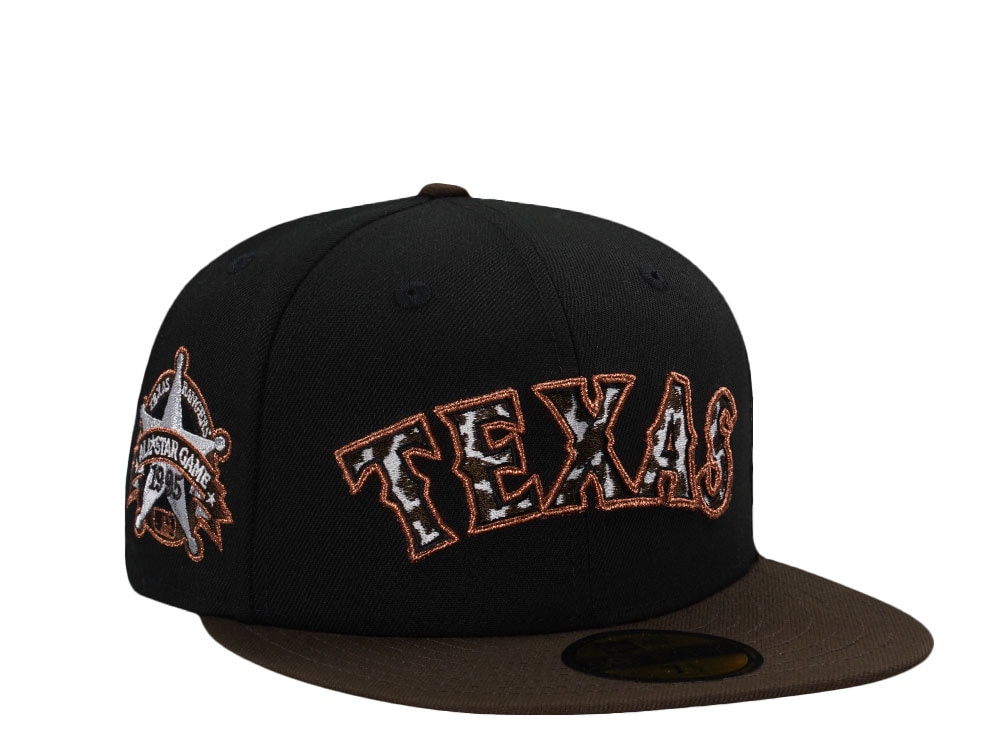 New Era Texas Rangers All Star Game 1995 Walnut Two Tone Edition 59Fifty Fitted Hat
