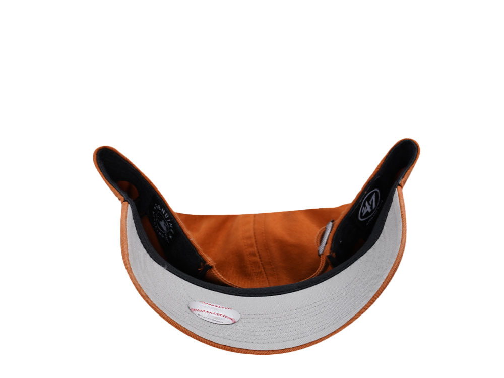 47Brand New York Yankees Burnt Orange Base Runner Clean up Strapback Hat