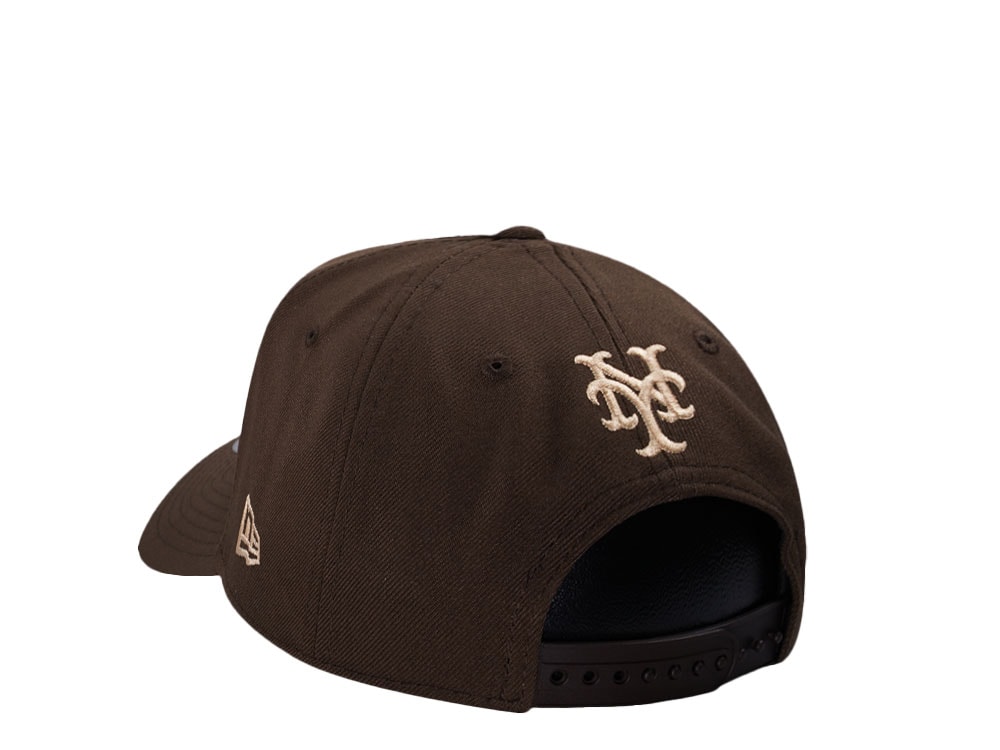New Era New York Mets Walnut Rose 9Forty A Frame Snapback Hat