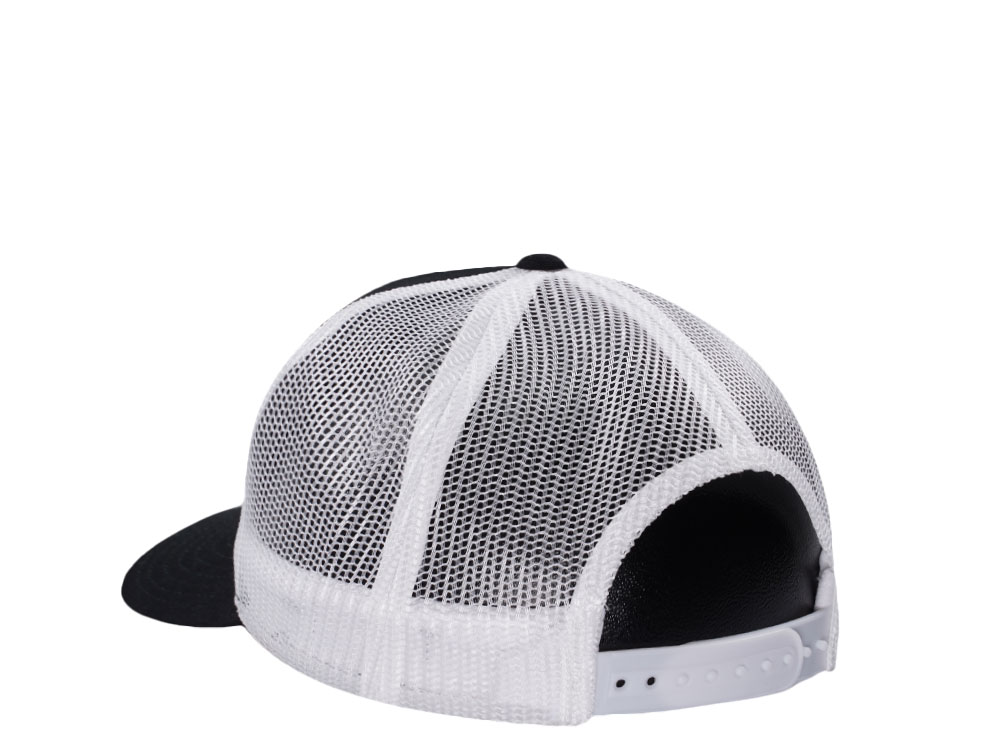 Brixton MFG Co Black and White Trucker Snapback Hat