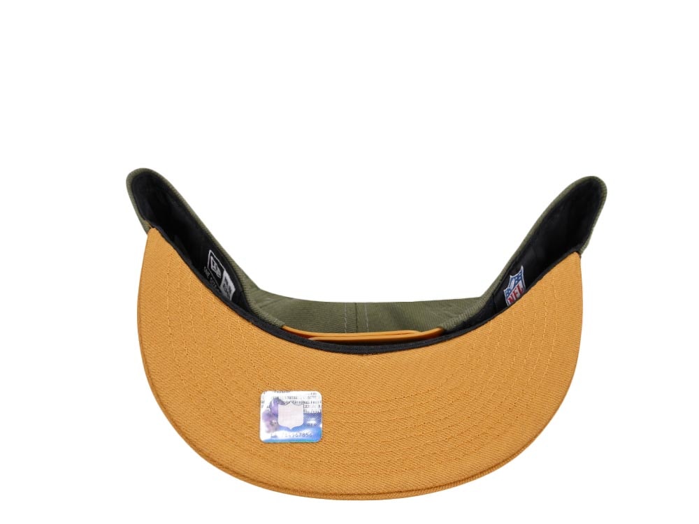 New Era Miami Dolphins Olive Two Tone Edition 9Fifty Snapback Hat