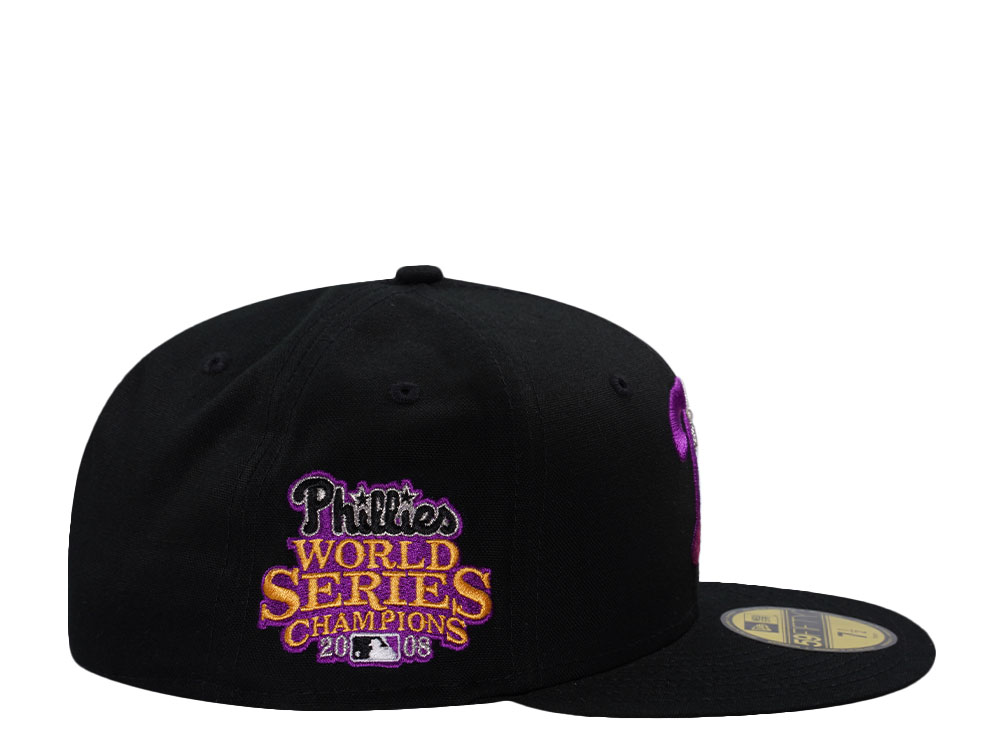 New Era Philadelphia Phillies World Series 2008 Black Purple