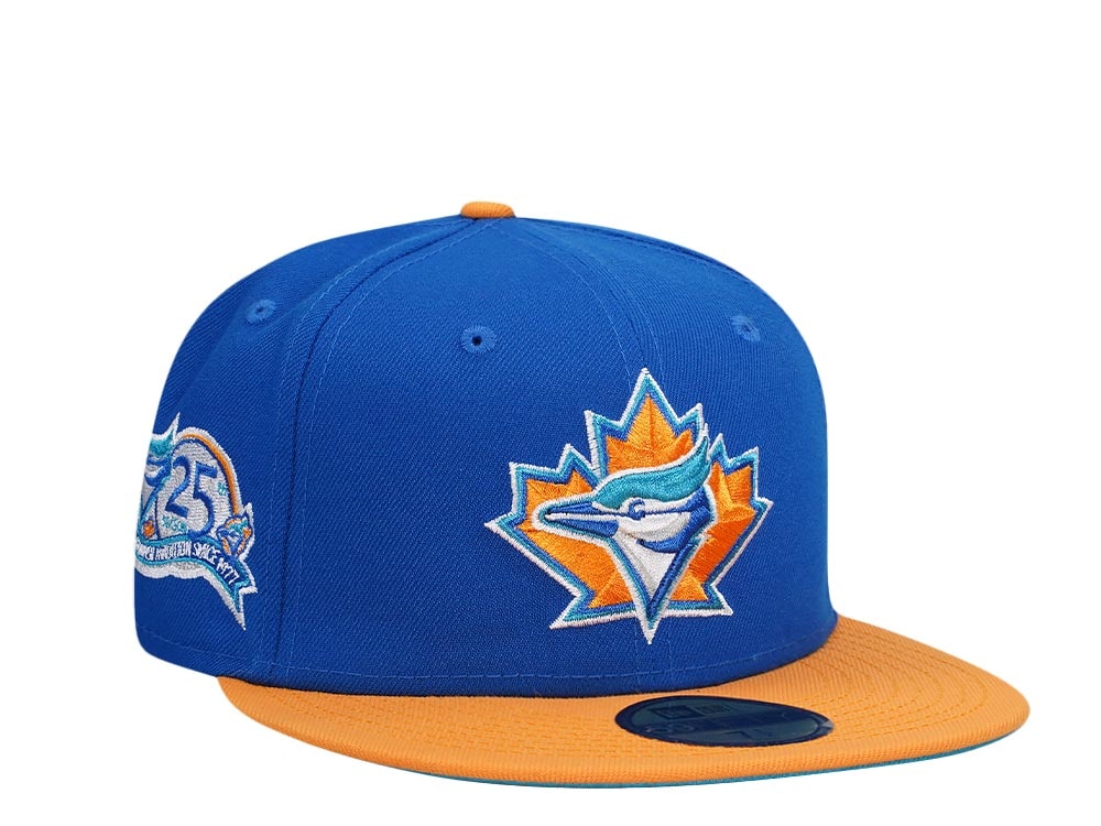 New Era Toronto Blue Jays 25th Anniversary Cool Blue Two Tone Edition 59Fifty Fitted Hat