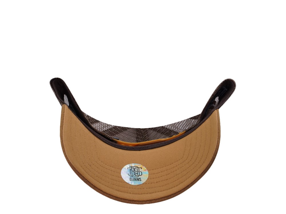 Djinns HFT Lazy Barista Beige Two Tone Edition Trucker Snapback Hat
