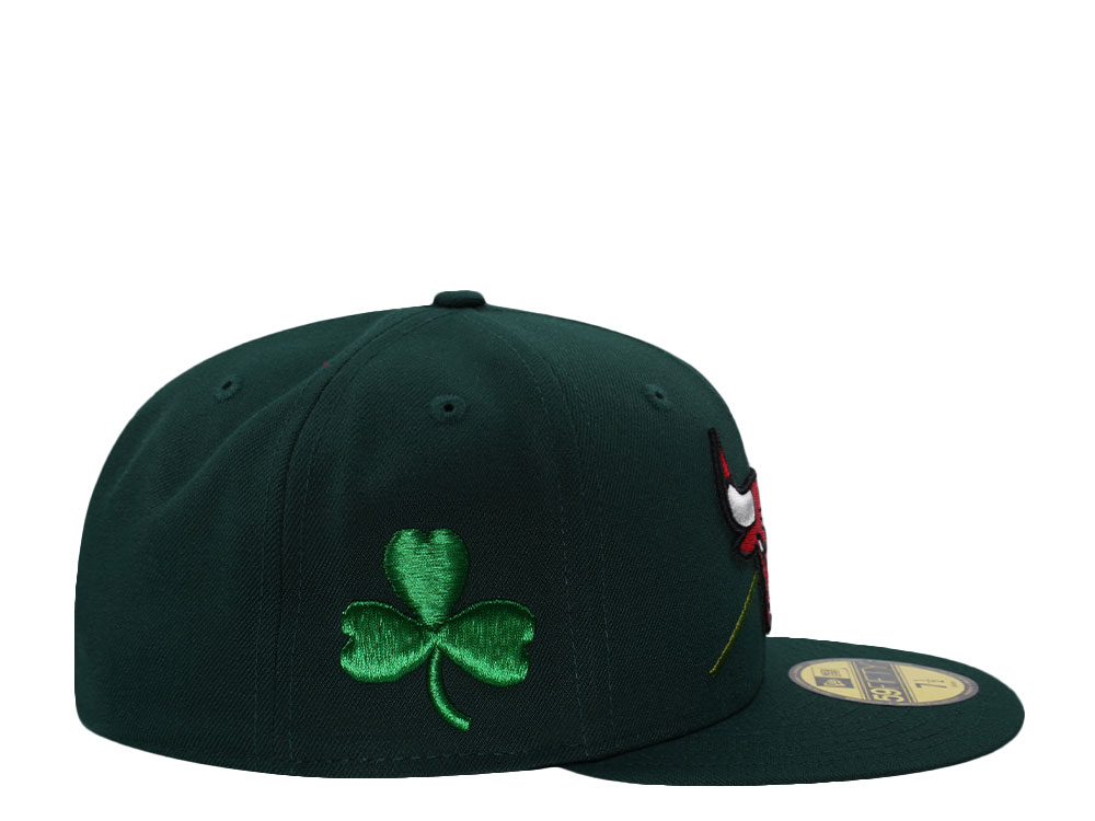 New Era Chicago Bulls Rose Dark Green Prime Edition 59Fifty Fitted Hat