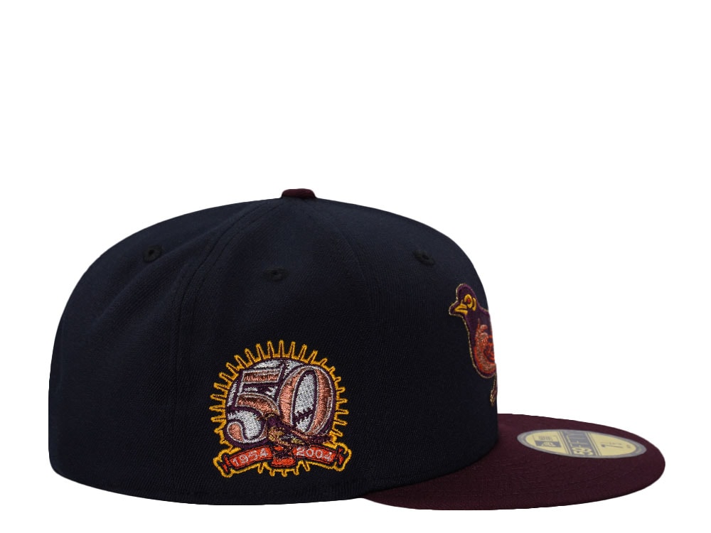 New Era Baltimore Orioles 50th Anniversary Navy Two Tone Edition 59Fifty Fitted Hat