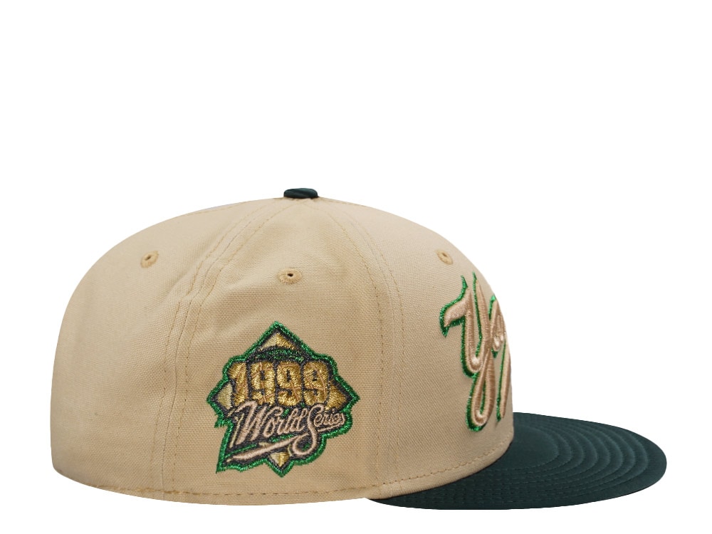 New Era New York Yankees World Series 1999 Vegas Gold Two Tone Edition 59Fifty Fitted Hat