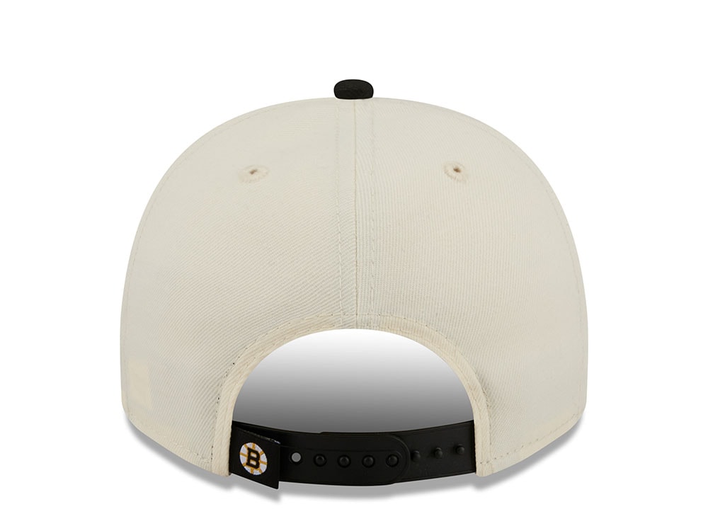 New Era Boston Bruins Classic Logo Two Tone Edition 9Fifty A Frame Snapback Hat