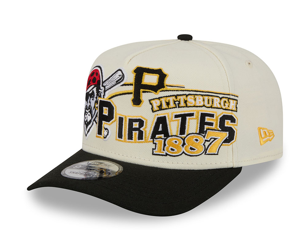 New Era Pittsburgh Pirates 1887 Classic Chrome Edition 9Fifty A Frame Snapback Hat