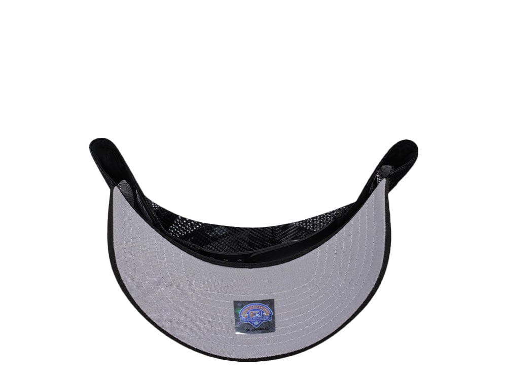 New Era Pensacola Blue Wahoos 10 Years Black Trucker Edition 9Forty A Frame Snapback Hat