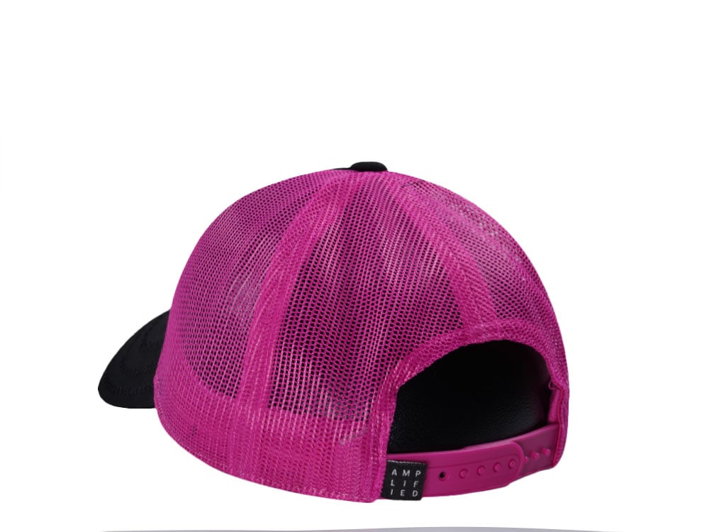 Amplified Pink Floyd Black Pink Trucker Snapback Hat