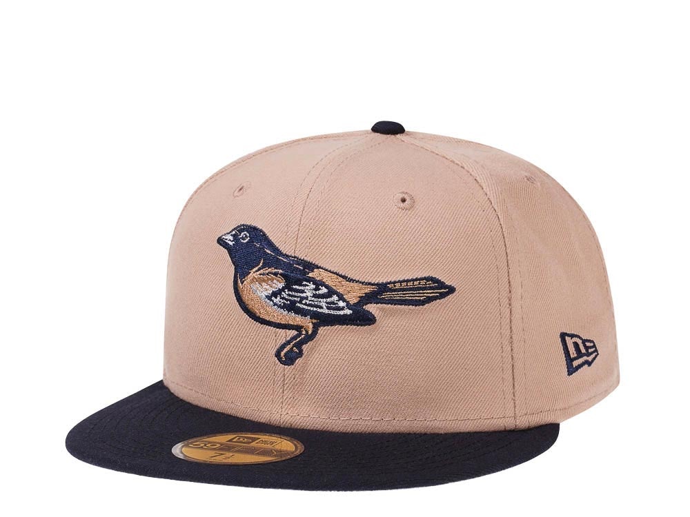 New Era Baltimore Orioles Camel Navy Two Tone Edition 59Fifty Fitted Hat