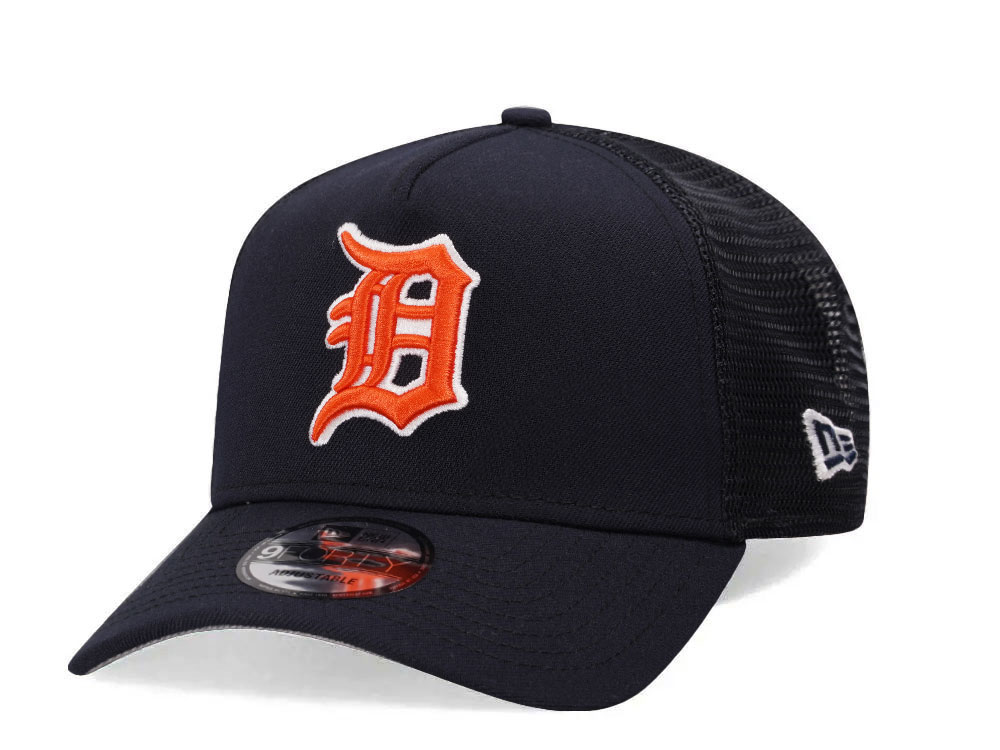 New Era 9Forty Enfants Cap Detroit Tigers Navy - Casquette Ajustable Enfant 52-54 Cm