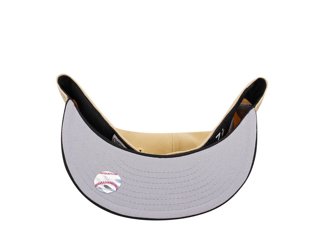 New Era Brooklyn Dodgers Ebbets Field Vegas Gold Two Tone Edition 59Fifty Fitted Hat