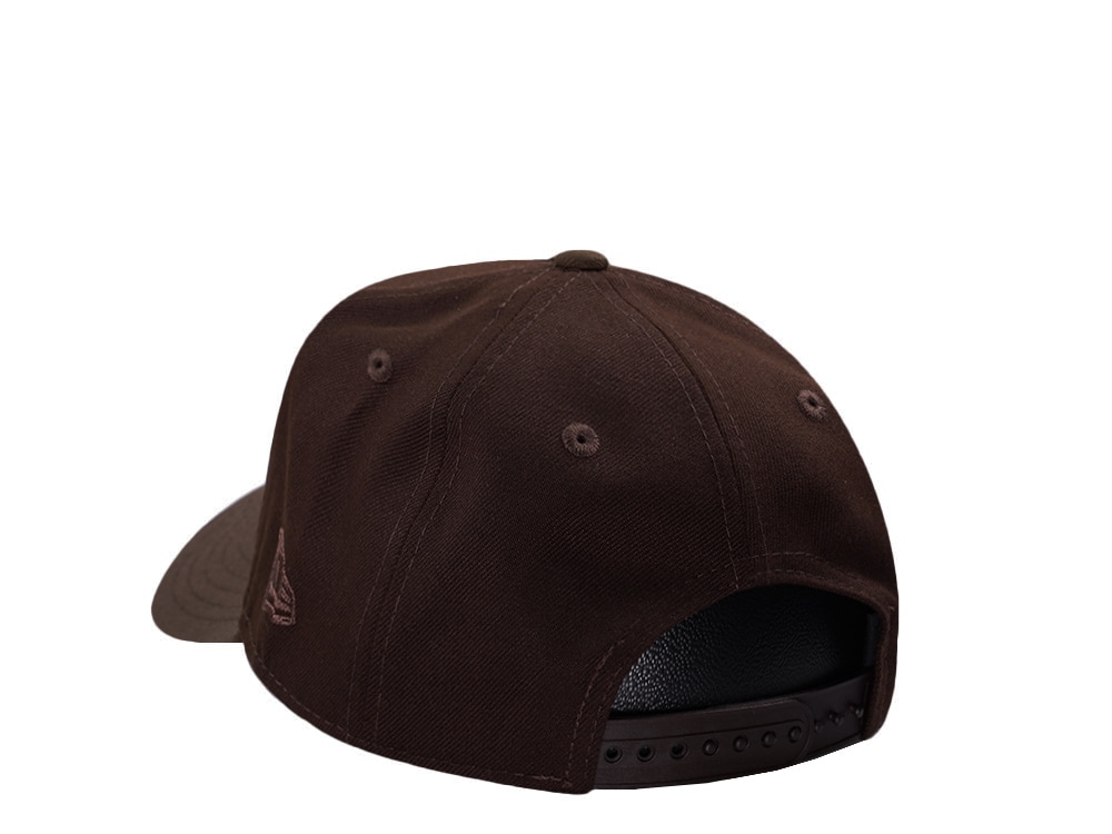 New Era Houston Astros 40th Anniversary Cow Burnt Wood Two Tone Edition 9Forty A Frame Snapback Hat