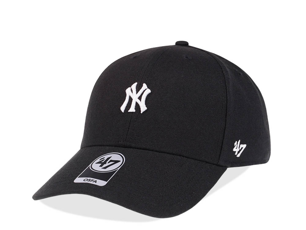 47 Brand Black and White Yankees Hat 47 Brand New York Yankees  main image 4