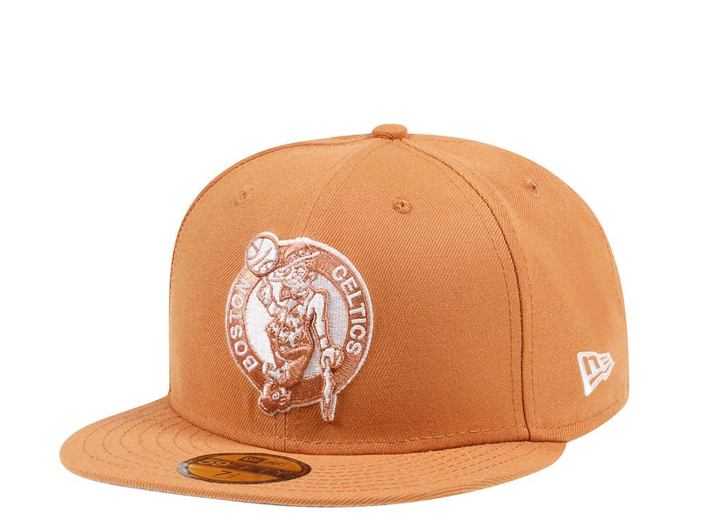 New Era Boston Celtics Panama Tan Edition 59Fifty Fitted Hat