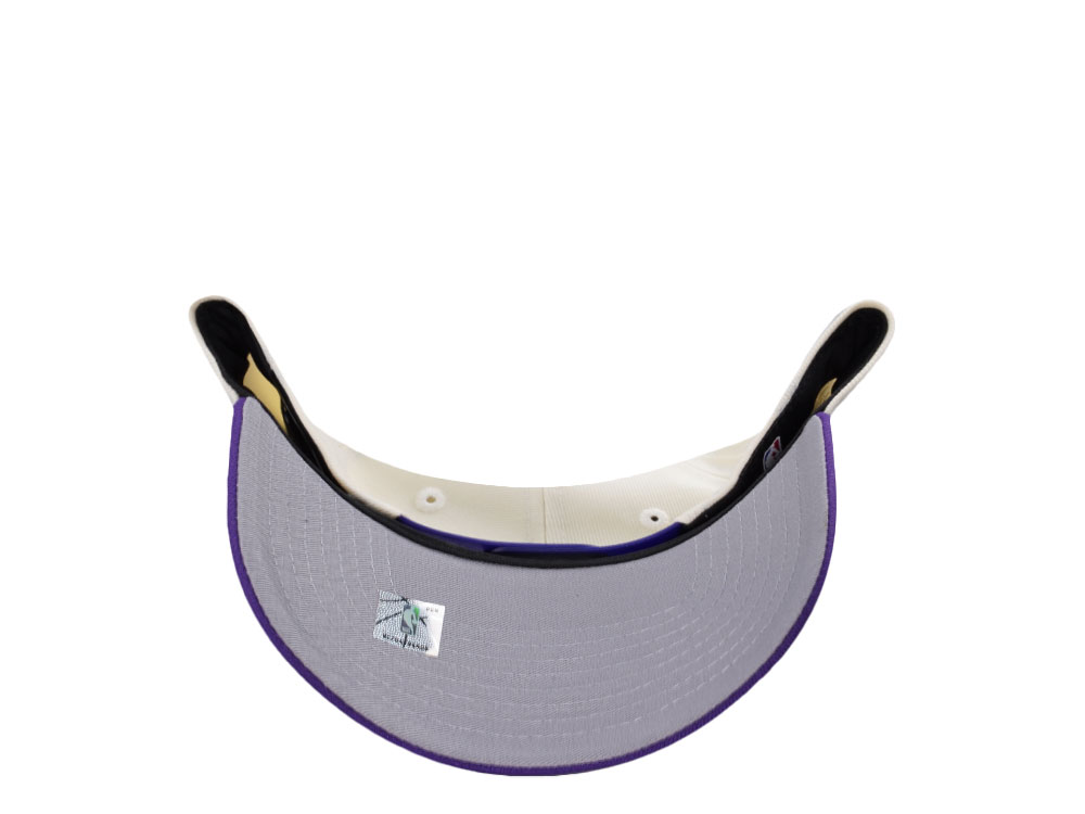 New Era Los Angeles Lakers Classic Chrome Two Tone Edition 9Forty A Frame Snapback Hat